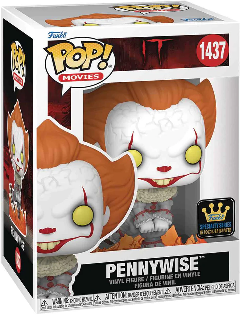 Funko POP! Movies: IT - Pennywise #1437 Exclusive Vinyl Figure