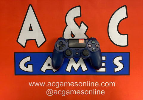 Hall Effect Playstation 4 Dualshock 4 Wireless Controller PS4 (Midnight Blue) (OEM) - PS4 Pre-owned