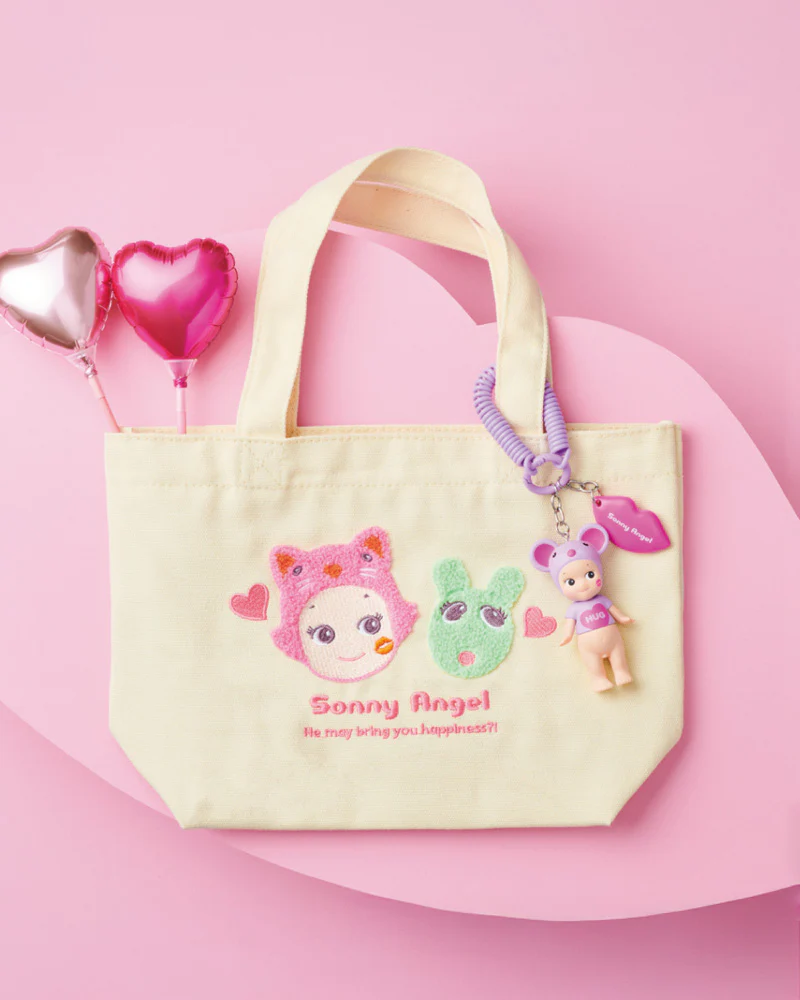 Sonny Angel Kiss Kiss Mini Tote Bag