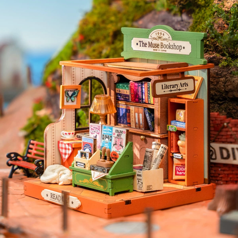 Rolife 3D Puzzles DS040 The Muse Bookshop DIY Miniature House