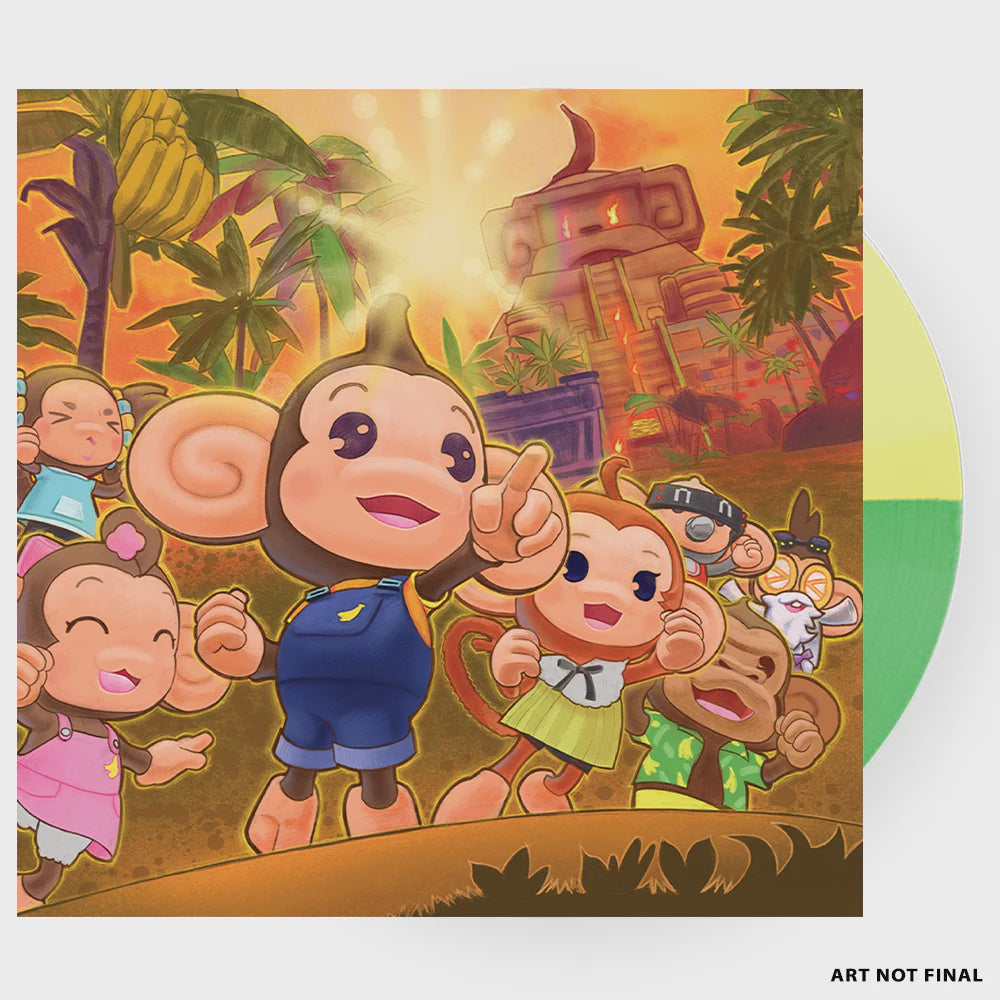 Super Monkey Ball Banana Rumble Original Soundtrack Green/Yellow LP Vinyl