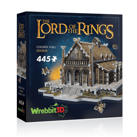 Lord of the Rings Golden Hall 445 Piece 3D Puzzle [Wrebbit3D]
