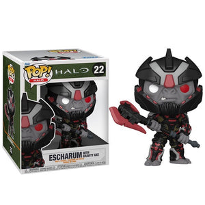 Funko POP! Halo: Escharum With Gravity Axe #22 6" Vinyl Figure (Pre-owned, Box Wear)