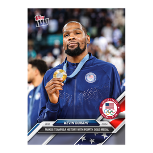 Kevin Durant - 2024 Olympic Games TOPPS NOW® Card #28 Men's Basketball Team USA