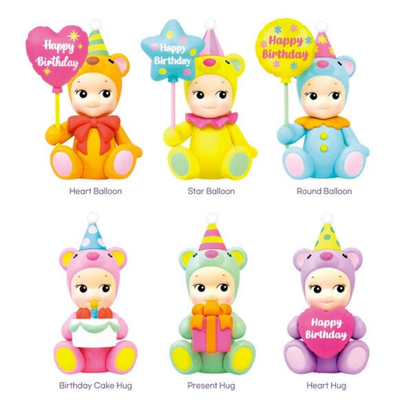 Sonny Angel Birthday Gift Bear Series Blind Box (1 Random Blind Box)