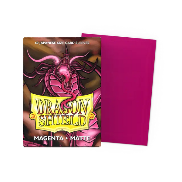 Dragon Shield Japanese Small Size Matte Sleeves 60ct (Assorted Colours - Pick One)