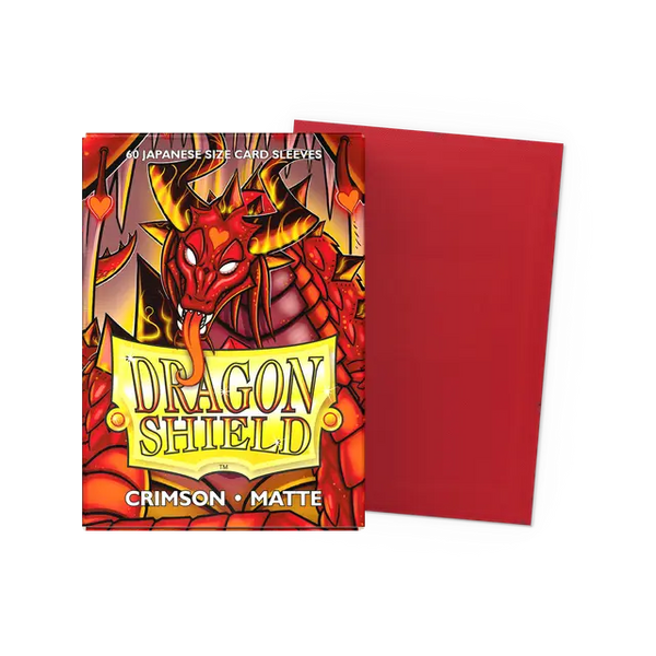 Dragon Shield Japanese Small Size Matte Sleeves 60ct (Assorted Colours - Pick One)