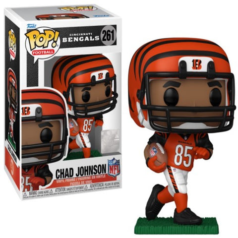 Funko POP! Football: Cincinnati Bengals Orange Jersey - Chad Johnson #261 Vinyl Figure