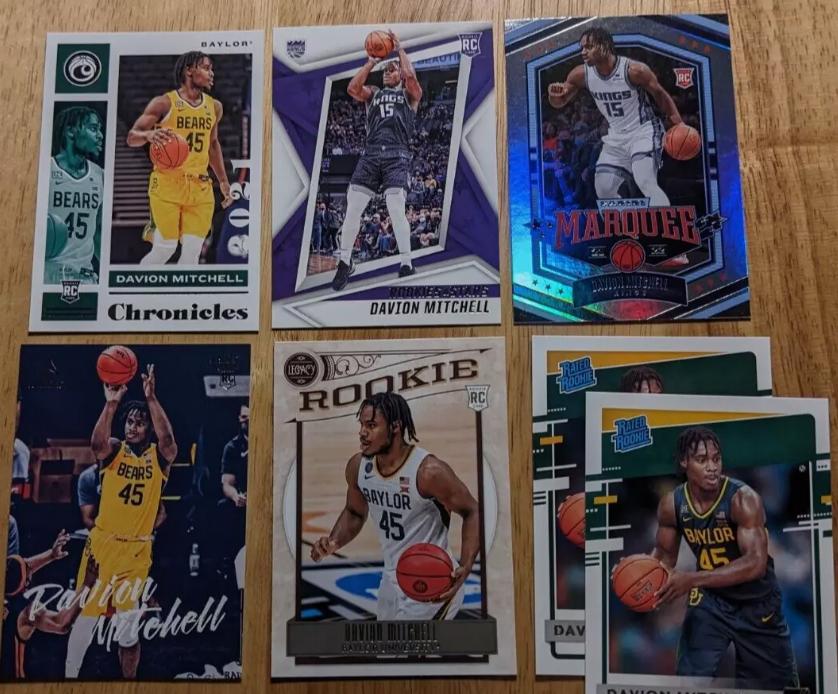 2021-22 Davion Mitchell Panini Basketball Rookie Card (1x Randomly Selected RC, May Not Be In Photo)