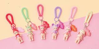 Sonny Angel Kiss Kiss Keychain Series Blind Box (1 Random Blind Box)