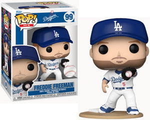 Funko POP! MLB: Los Angeles Dodgers White Jersey Freddie Freeman #99 Vinyl Figure