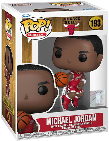 Funko POP! Basketball: Chicago Bulls Red Jersey - Michael Jordan #193 Vinyl Figure (Rookie Season)