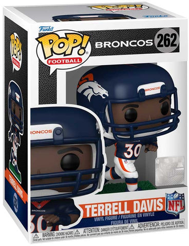 Funko POP! Football: Denver Broncos Blue Jersey - Terrell Davis #262 Vinyl Figure