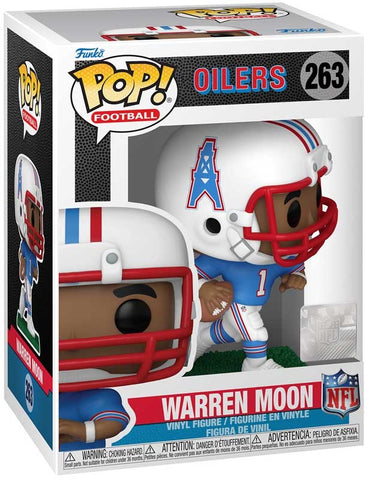 Funko POP! Football: Houston Oilers Blue Jersey - Warren Moon #263 Vinyl Figure