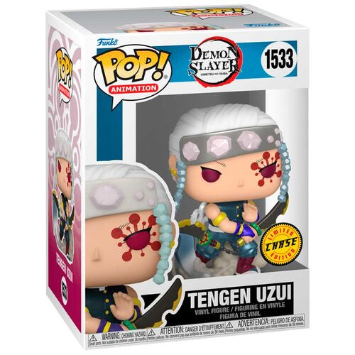 Funko POP! Animation: Demon Slayer - Tengen Uzui (Metallic) #1533 Vinyl Figure CHASE