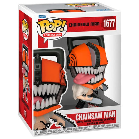 Funko POP! Animation: Chainsaw Man - Chainsaw Man #1677 Vinyl Figure (Box Wear)