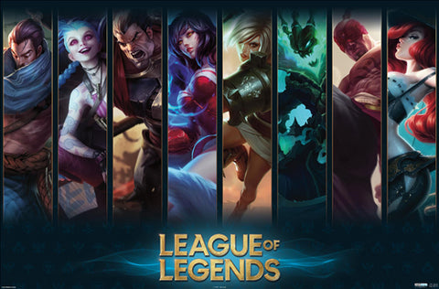 League Of Legends - Champions - Poster (Local Pick-Up Only)