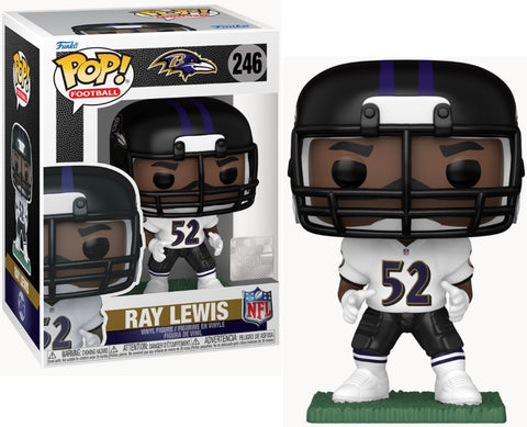 Funko POP! Football: Baltimore Ravens White Jersey - Ray Lewis #246 Vinyl Figure