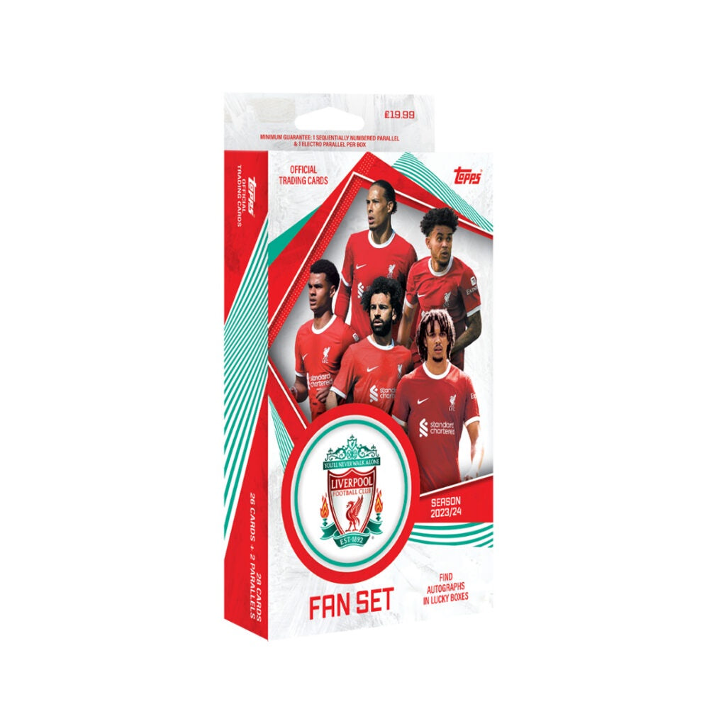 2023-24 Topps Liverpool FC Official Soccer Card Fan Set (Box Wear)