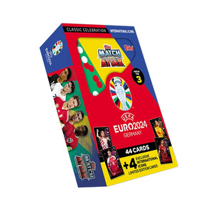 2024 Topps Match Attax UEFA EURO 2024 Trading Card - Mega Tin (Next Gen) (Contains 44 Cards Plus 4 Exclusive Limited Edition Cards!)