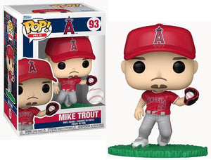 Funko POP! MLB: Los Angeles Angels Red Jersey - Mike Trout #93 Vinyl Figure