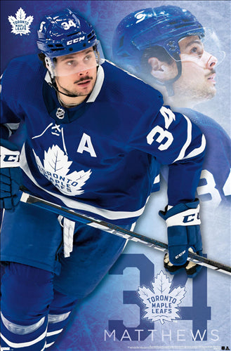 NHL Toronto Maple Leafs - Auston Matthews 21 - Poster (Local Pick-Up Only)