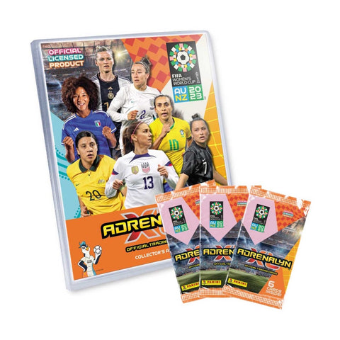 2023 Panini Adrenalyn XL Women's FIFA World Cup Cards - Starter Pack (Album + 51 Stickers)