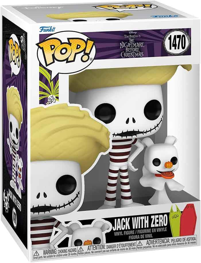 Funko POP! B: Disney The Nightmare Before Christmas - Jack with Zero #1470 Vinyl Figure