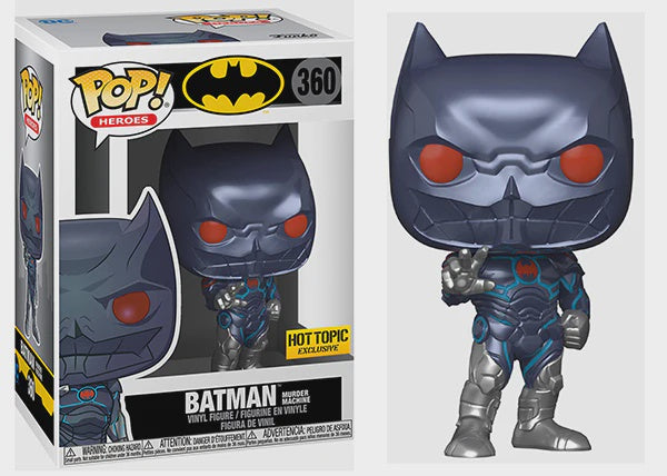 Funko POP! Heroes: Batman - Batman Murder Machine #360 Hot Topic Exclusive Vinyl Figure (Box Wear)