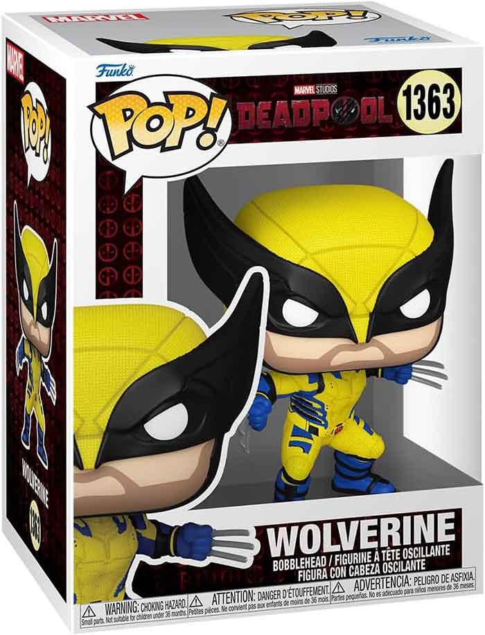 Funko POP! B: Marvel Studios Deadpool - Wolverine #1363 Bobble-Head Figure