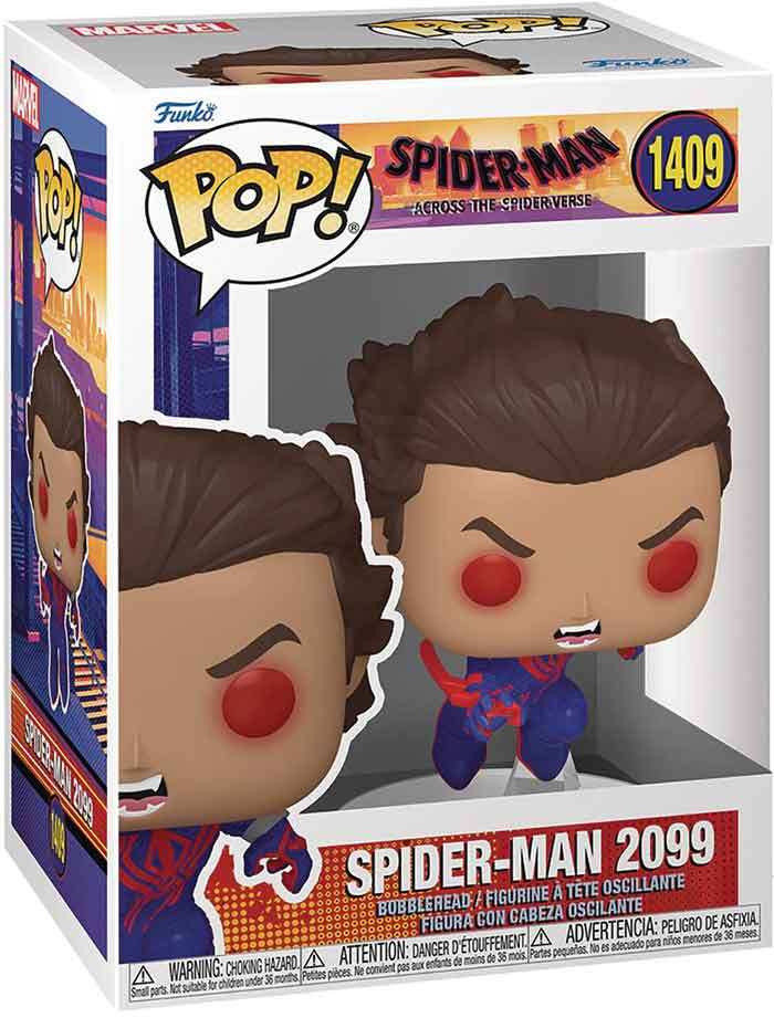 Funko POP! B: Spider-Man Across the Spider-Verse - Spider-Man 2099 #1409 Bobble-Head Figure