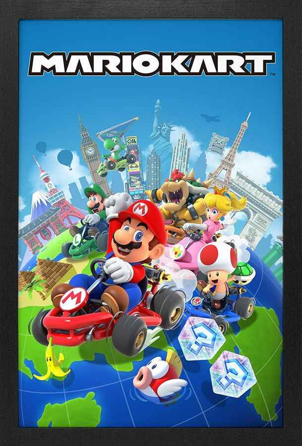 Mario Kart (Global) 11″x17″ Framed Print