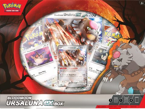 Pokemon Bloodmoon Ursaluna EX Box (Pre-Order) (ETA November 15th, 2024)