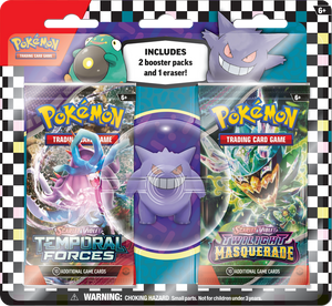 Pokemon - Back to School Blister (Includes 2 Booster Packs and 1 Eraser!) - Gengar (Pre-Order) (ETA July 5th, 2024)