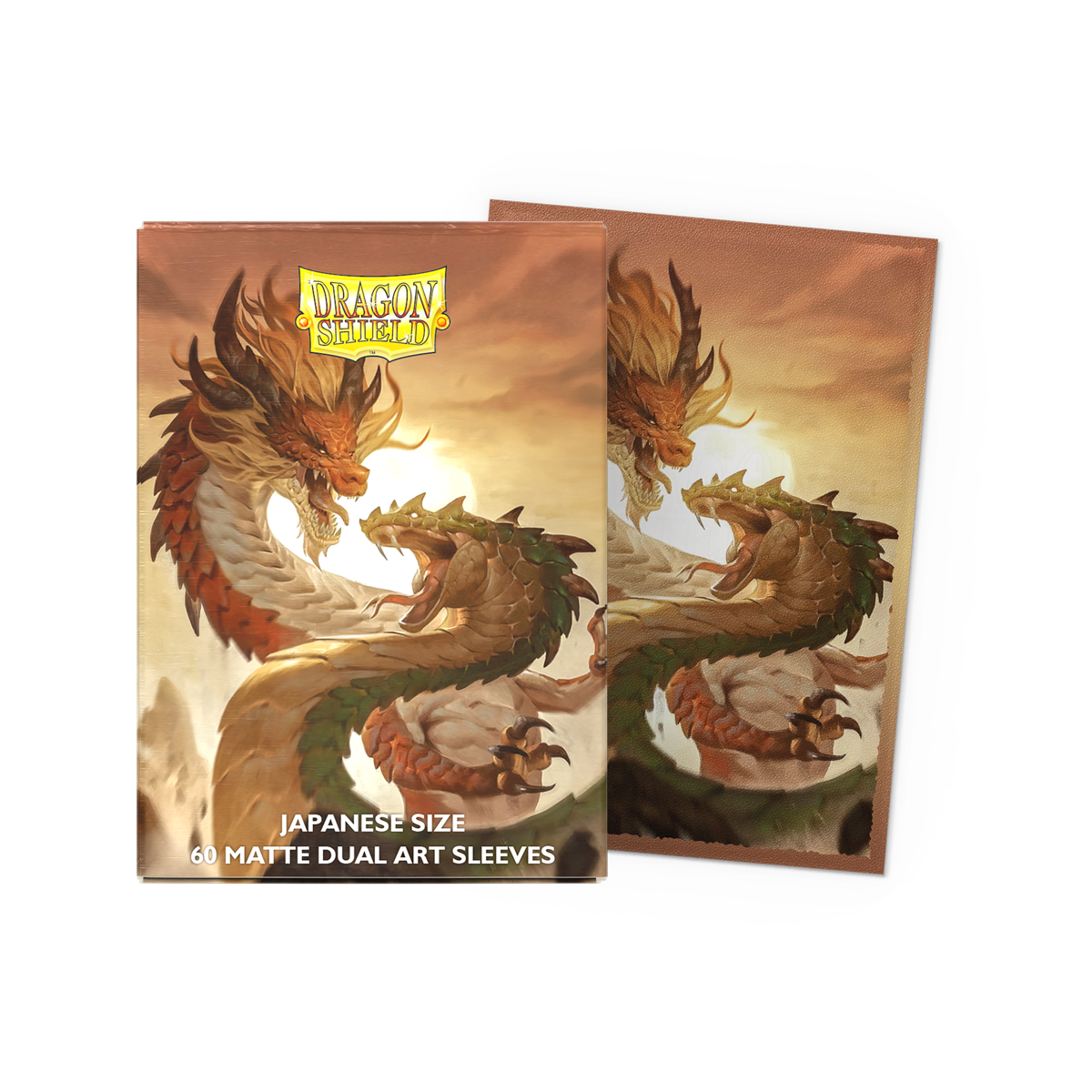 Dragon Shield -Japanese Small Size Matte Dual Art Sleeves 60ct - Wood Snake 2025