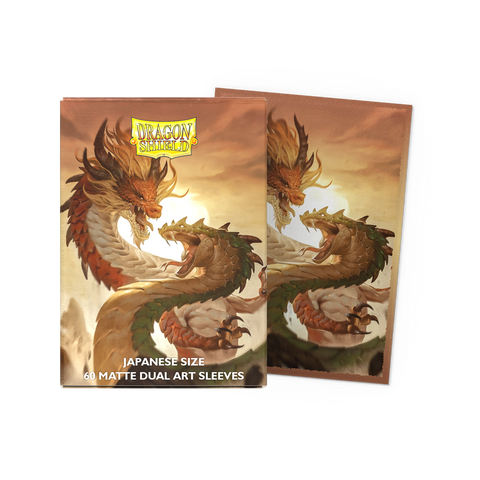 Dragon Shield -Japanese Small Size Matte Dual Art Sleeves 60ct - Wood Snake 2025