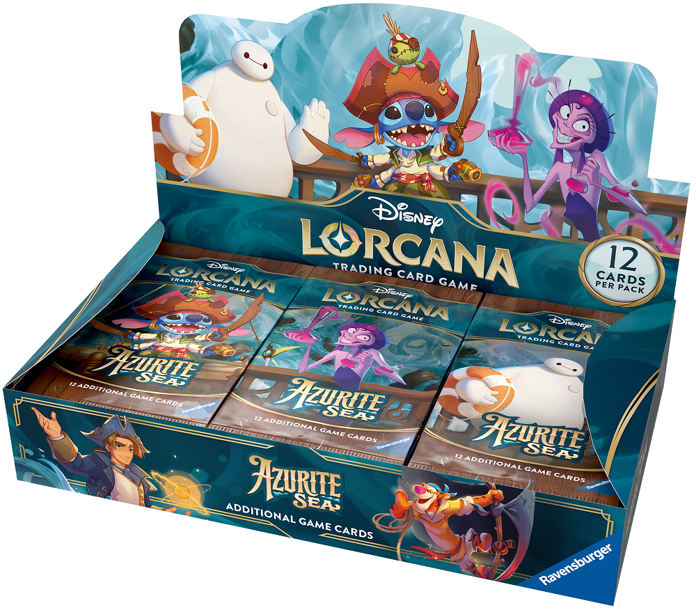 Disney Lorcana: Azurite Sea Booster Box (Pre-Order) (ETA November 15th, 2024)