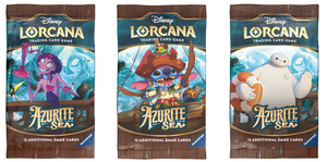 Disney Lorcana: Azurite Sea Booster Pack A & C Games Disney Lorcana: Azurite Sea Booster Pack A & C Games