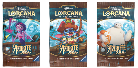 Disney Lorcana: Azurite Sea Booster Pack (Pre-Order) (ETA November 15th, 2024)