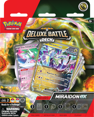 Pokemon Deluxe Battle Deck - Miraidon Ex (Pre-Order) (ETA August 2nd, 2024)