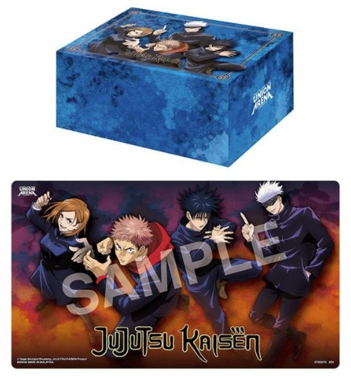 Union Arena Jujutsu Kaisen Playmat & Half Storage Box Set