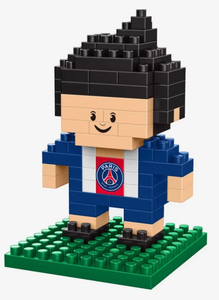 Brxlz 3d Toy Soccer Player Construction Kit - Paris Saint Germain Football Club (93 Pieces)