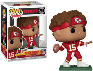 Funko POP! Football: Kansas City Chiefs Red Jersey - Patrick Mahomes II #251 Vinyl Figure