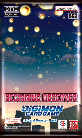 Digimon Card Game: Beginning Observer Booster Pack [BT16] (Pre-Order) (ETA May 24th, 2024)