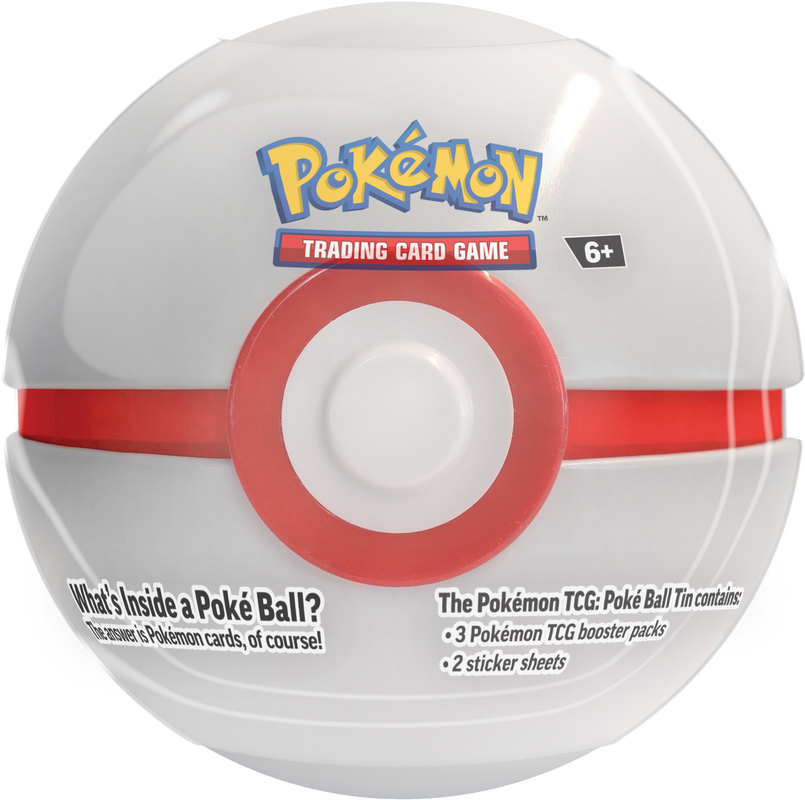 Pokemon Poke Ball Tin - Fall 2024 - Premier Ball