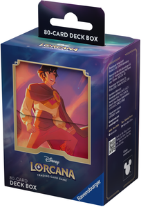 Disney Lorcana: Shimmering Skies - Deck Box - Aladdin (Pre-Order) (ETA August 9th, 2024)