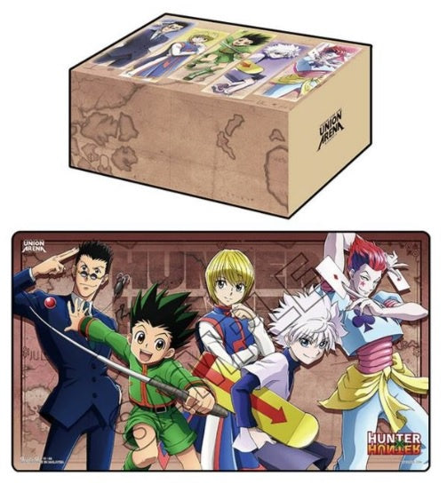 Union Arena Hunter X Hunter Playmat & Half Storage Box Set