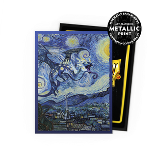 Dragon Shield - Standard Size Anniversary Special Edition Matte Dual Art Sleeves 100ct - Starry Night