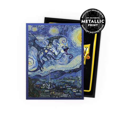 Dragon Shield - Standard Size Anniversary Special Edition Matte Dual Art Sleeves 100ct - Starry Night