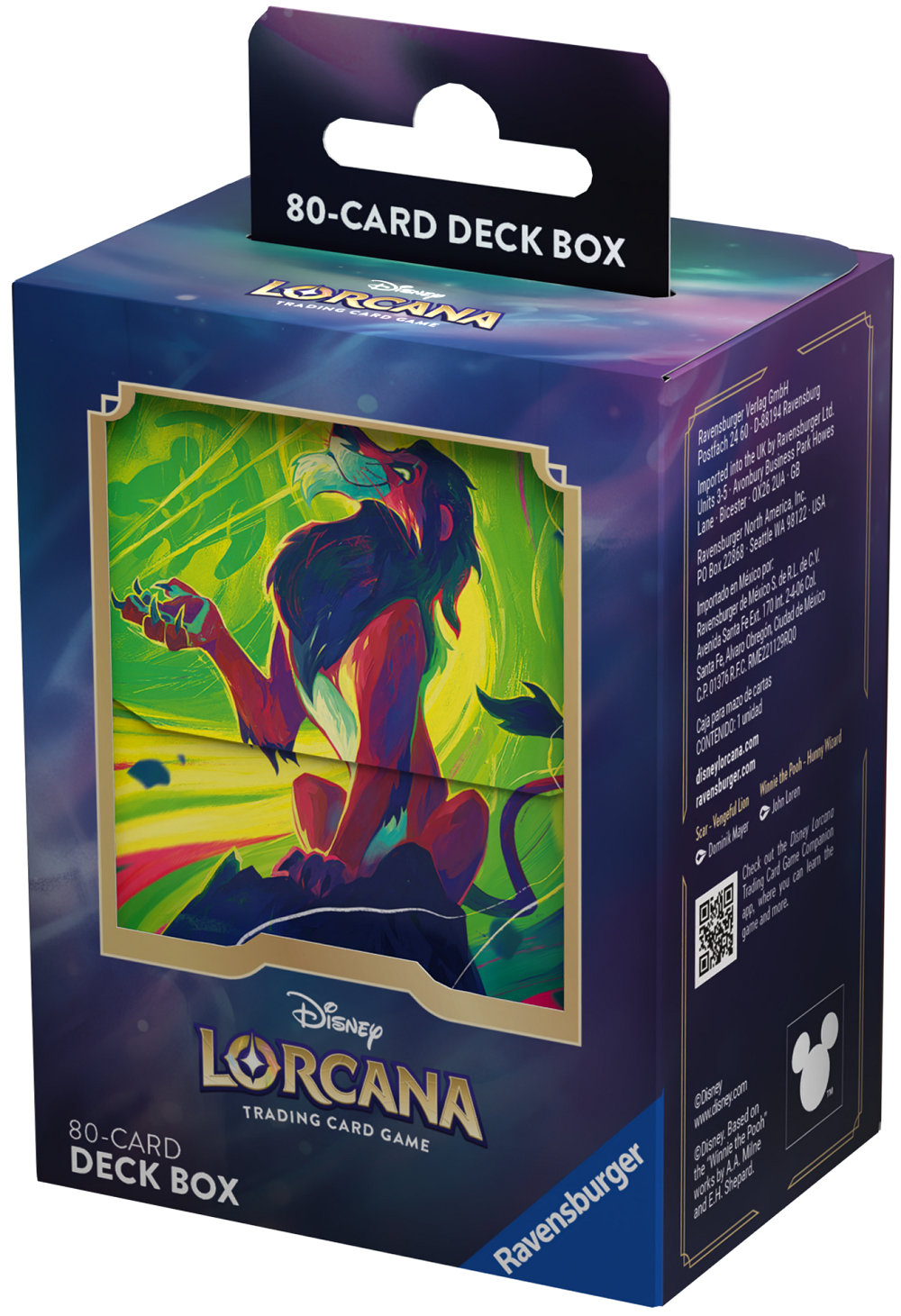 Disney Lorcana: Azurite Sea - Deck Box - Scar